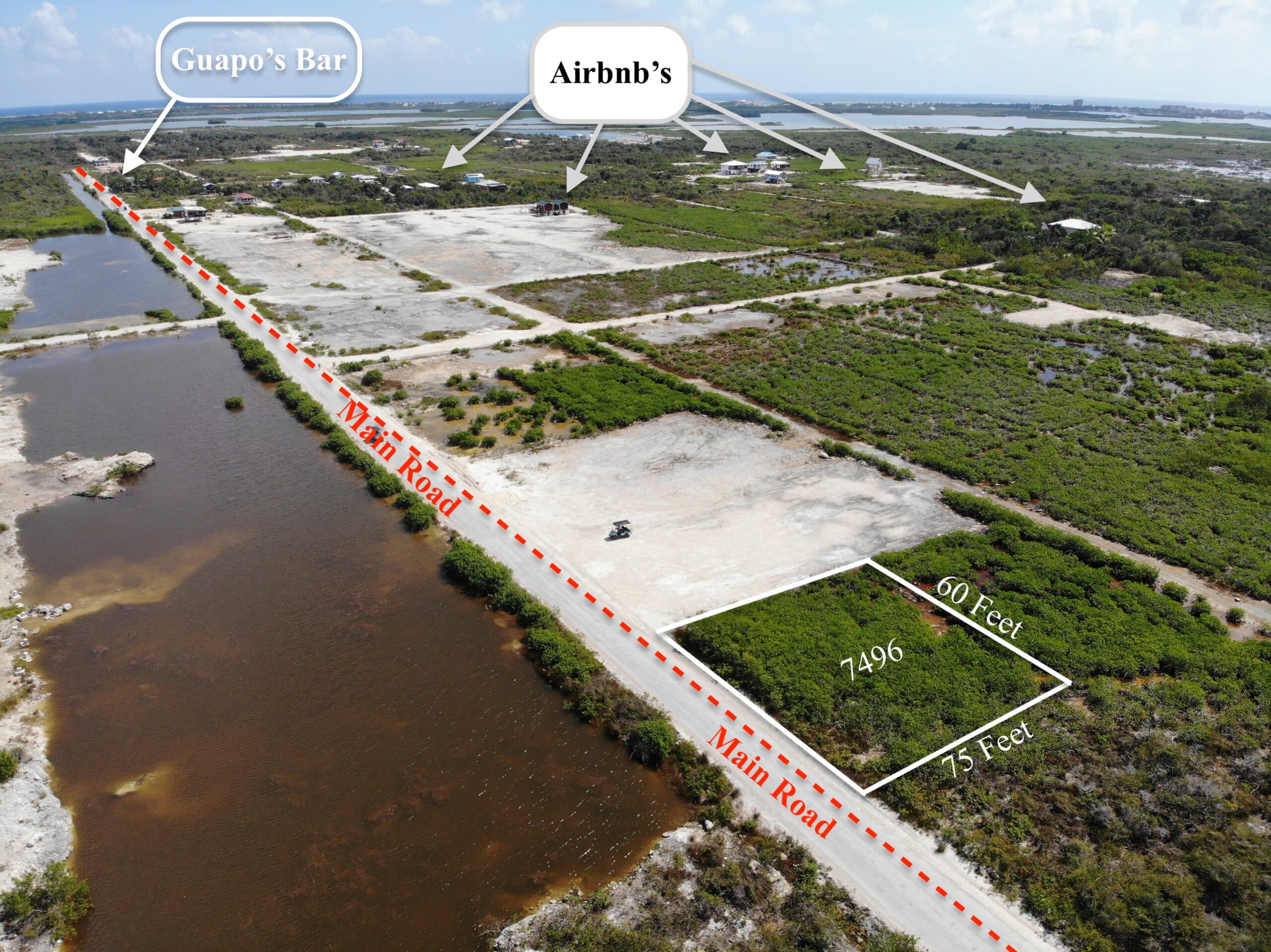 Owner financing road side lot to Secret Beach 2