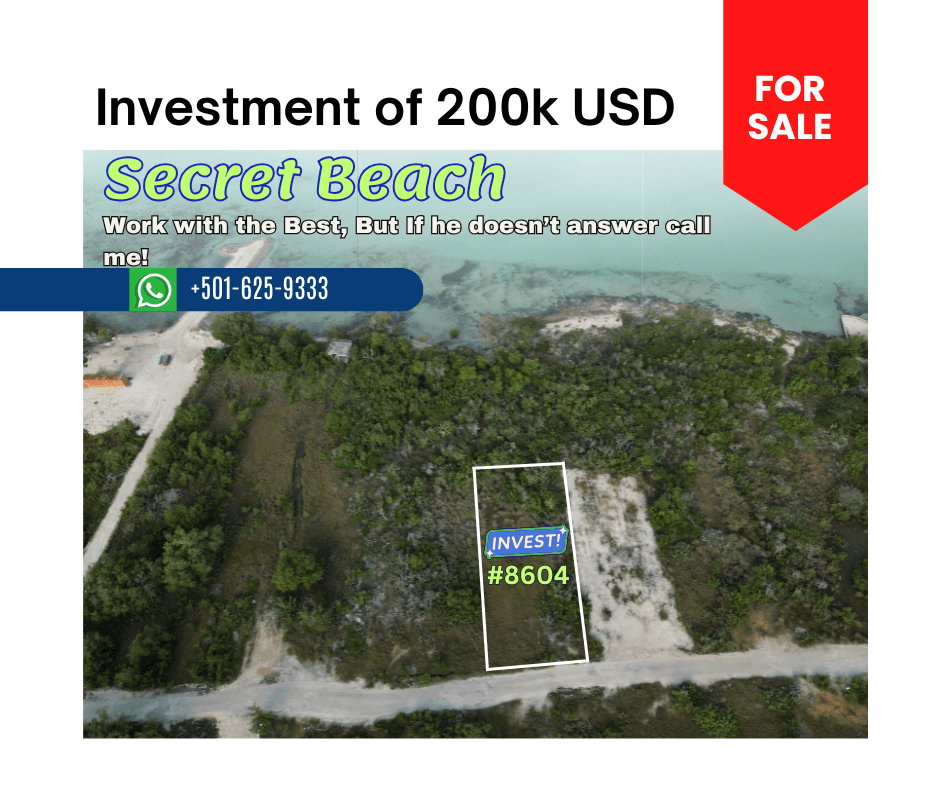 Second row lot in Secert Beach 3