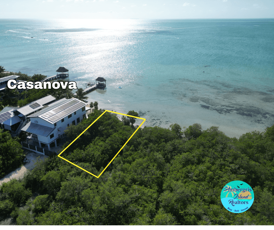 Beach front for sale in Belize secret beach 3