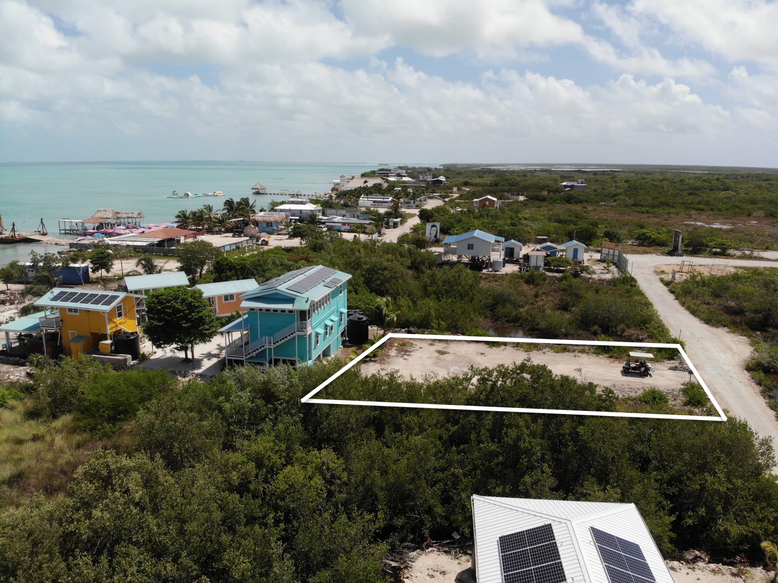 3Rd Row Lot behind the secret beach cabanas, ocean view lot. 5