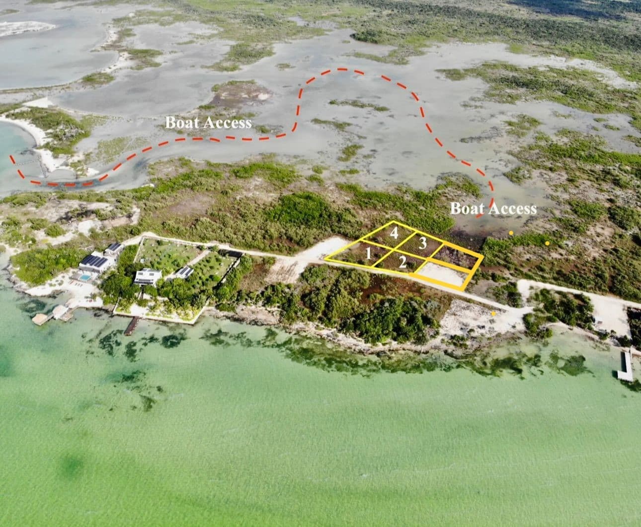 Lot North Bay Water Front View LOT 17385 @Secret Beach