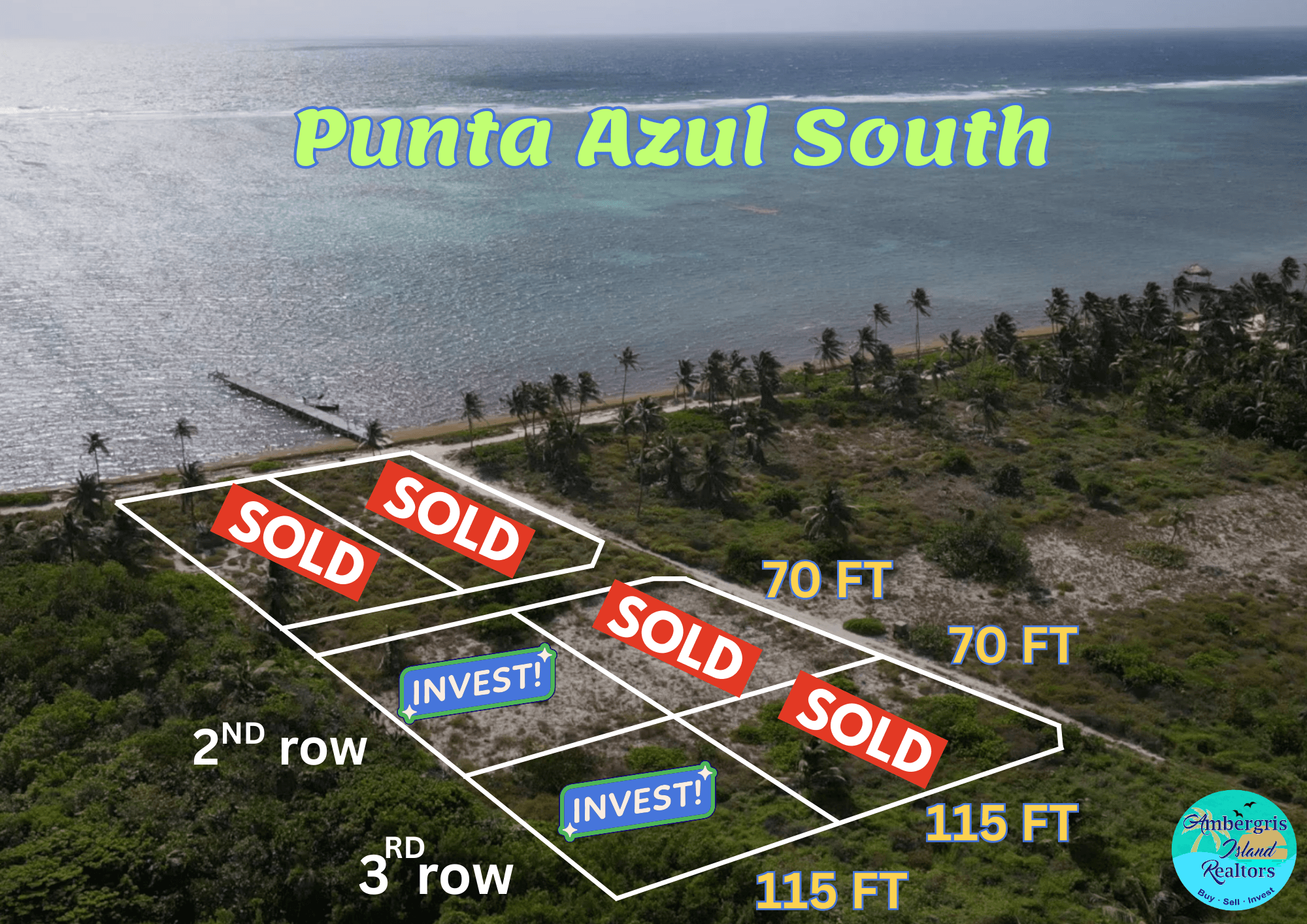Punta Azul South 2row & 3rd row for sale