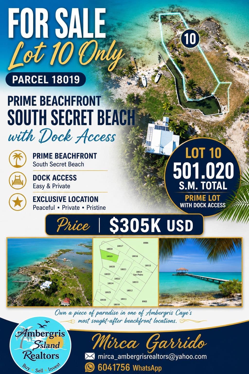 PRIME BEACHFRONT PROPERTY SOUTH SECRET BEACH 3