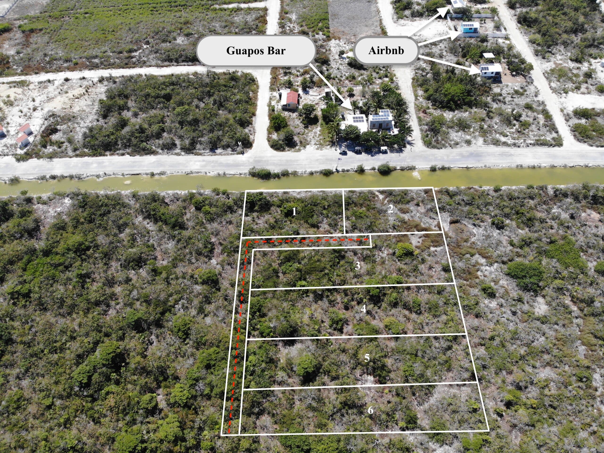 1 Acre commercial lot on the main road to Secret Beach